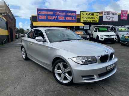 2010 BMW 123d E82 MY09 Silver, Chrome 6 Speed Automatic Coupe Cardiff Lake Macquarie Area Preview