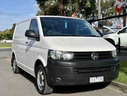 2015 Volkswagen Transporter T5 MY15 TDI 400 SWB Low White 7 Speed Auto Direct Shift Van West Footscray Maribyrnong Area Preview