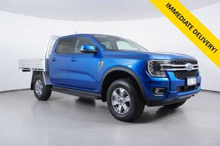 2023 Ford Ranger PY MY23.5 XLT 3.0 (4x4) Blue 10 Speed Automatic Double Cab Chassis Bentley Canning Area Preview