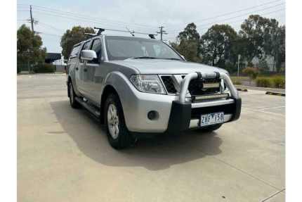 2012 Nissan Navara D40 S6 MY12 ST Silver 6 Speed Manual Utility Altona North Hobsons Bay Area Preview