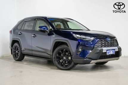 2022 Toyota RAV4 Axah52R Cruiser 2WD Saturn Blue 6 Speed Constant Variable Wagon Hybrid Northbridge Perth City Area Preview