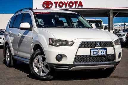 2011 Mitsubishi Outlander ZH MY12 LS White 6 Speed Constant Variable Wagon Osborne Park Stirling Area Preview