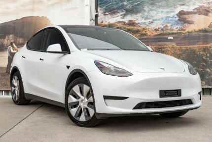 2023 Tesla Model Y MY23 Rear-Wheel Drive White 1 Speed Reduction Gear Wagon Dandenong South Greater Dandenong Preview
