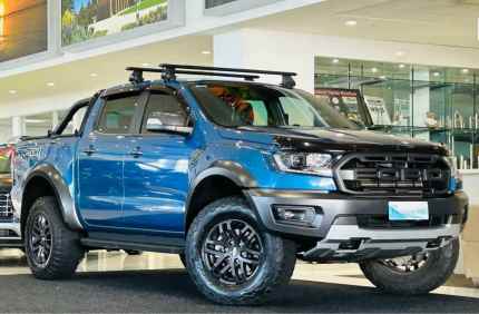 2020 Ford Ranger PX MkIII 2020.25MY Raptor Blue 10 Speed Sports Automatic Double Cab Pick Up Hoppers Crossing Wyndham Area Preview