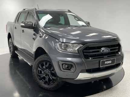 2021 Ford Ranger PX MkIII 2021.25MY Wildtrak Grey 6 Speed Sports Automatic Double Cab Pick Up Cardiff Lake Macquarie Area Preview