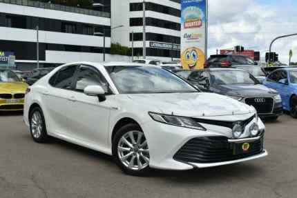 2018 Toyota Camry AXVH71R Ascent Sedan 4dr CVT 6sp, 2.5i/88kW Hybrid Glacier White Constant Variable Liverpool Liverpool Area Preview