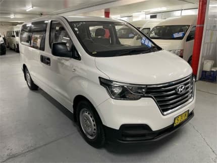 2018 Hyundai iLOAD TQ4 MY19 6S Twin Swing White 5 Speed Automatic Crew Van Padstow Bankstown Area Preview