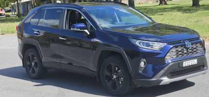 2019 Toyota RAV4 Axah54R Cruiser (AWD) Hybrid Blue Continuous Variable Wagon Fyshwick South Canberra Preview