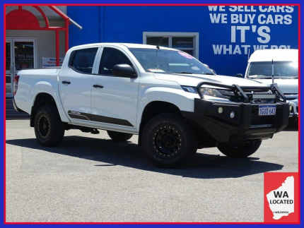 2019 Mitsubishi Triton MR MY19 GLX Double Cab White 6 Speed Sports Automatic Utility Welshpool Canning Area Preview