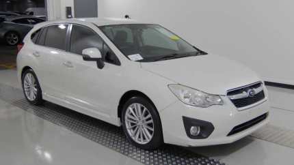 2013 Subaru Impreza MY13 2.0I-S (AWD) Crystal White Pearl Continuous Variable Hatchback Guildford Parramatta Area Preview