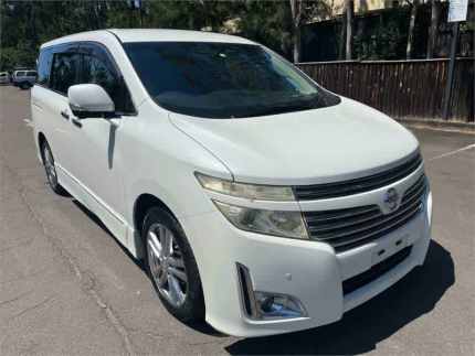 2011 Nissan Elgrand E52 Highway Star White Automatic Wagon Five Dock Canada Bay Area Preview