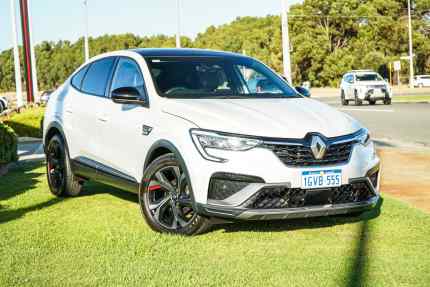 2021 Renault Arkana JL1 R.S. Line Coupe EDC White 7 Speed Sports Automatic Dual Clutch Hatchback Wangara Wanneroo Area Preview
