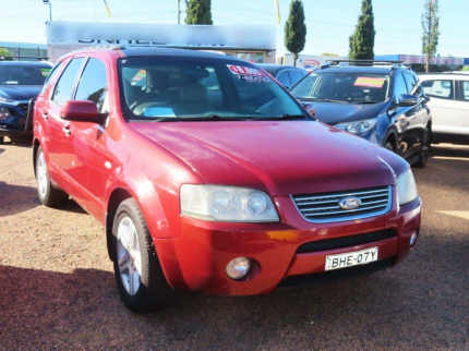 2004 Ford Territory SX Ghia Red 4 Speed Sports Automatic Wagon Minchinbury Blacktown Area Preview