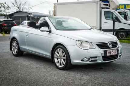 2007 Volkswagen EOS 1F MY08 TDI Silver, Chrome 6 Speed Manual Convertible Archerfield Brisbane South West Preview