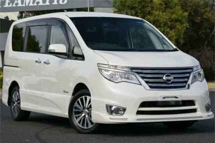 2014 Nissan Serena C26 Highway Star HYBRID White Continuous Variable Wagon Braeside Kingston Area Preview