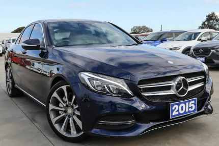 2015 Mercedes-Benz C-Class W205 806MY C250 7G-Tronic   Blue 7 Speed Sports Automatic Sedan Coburg North Moreland Area Preview