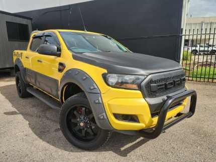 2016 Ford Ranger PX MkII XL Hi-Rider Yellow 6 Speed Sports Automatic Utility Claremont Meadows Penrith Area Preview