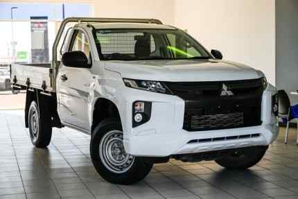 2019 Mitsubishi Triton MR MY19 GLX White 6 Speed Sports Automatic Cab Chassis Morley Bayswater Area Preview