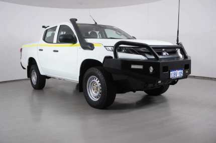 2020 Mitsubishi Triton MR MY20 GLX (4x4) White 6 Speed Automatic Double Cab Pick Up Bentley Canning Area Preview