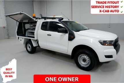 2017 Ford Ranger PX MkII 2018.00MY XL White 6 Speed Sports Automatic Cab Chassis Kenwick Gosnells Area Preview