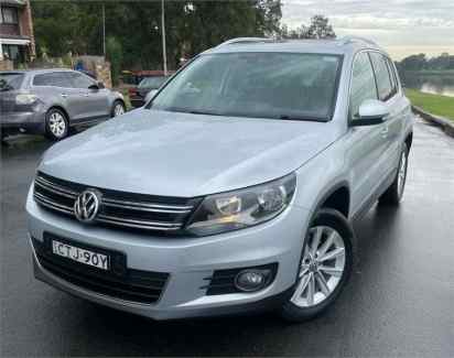 2013 Volkswagen Tiguan 5N MY14 155TSI DSG 4MOTION Silver, Chrome 7 Speed Five Dock Canada Bay Area Preview
