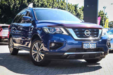 2018 Nissan Pathfinder R52 Series III MY19 ST-L X-tronic 2WD Blue 1 Speed Constant Variable Wagon Morley Bayswater Area Preview