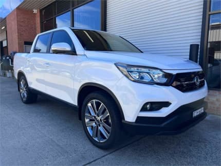 2020 Ssangyong Musso Q200S MY20 Ultimate White 6 Speed Automatic Dual Cab Utility Fyshwick South Canberra Preview