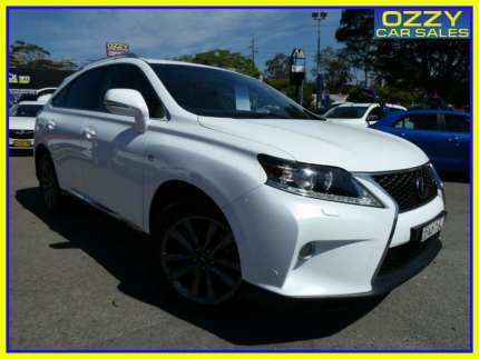2015 Lexus RX350 GGL15R MY15 F Sport White 6 Speed Automatic Wagon Penrith Penrith Area Preview