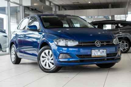 2021 Volkswagen Polo AW MY21 70TSI DSG Trendline Blue 7 Speed Sports Automatic Dual Clutch Hatchback Mill Park Whittlesea Area Preview