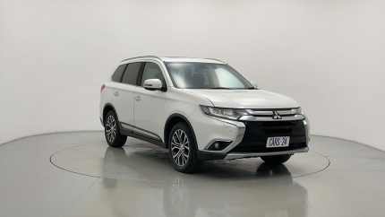 2016 Mitsubishi Outlander ZK MY17 Exceed (4x4) White Continuous Variable Wagon Laverton North Wyndham Area Preview