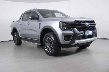 2023 Ford Ranger PY MY23.5 Wildtrak 3.0 (4x4) Silver 10 Speed Automatic Double Cab Pick Up Bentley Canning Area Preview