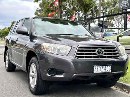 2009 Toyota Kluger GSU40R KX-S (FWD) Grey 5 Speed Automatic Wagon West Footscray Maribyrnong Area Preview