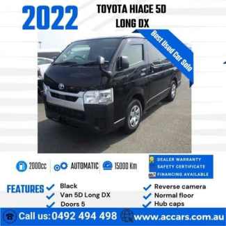 2021 Toyota HiAce VAN CAMPERVAN Black Automatic LOW ROOF Salisbury Brisbane South West Preview