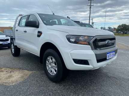 2016 Ford Ranger PX MkII XL 2.2 (4x4) White 6 Speed Manual Crew Cab Chassis Wangara Wanneroo Area Preview