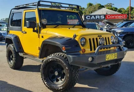 2007 Jeep Wrangler JK Sport (4x4) Yellow 6 Speed Manual Softtop Edgeworth Lake Macquarie Area Preview