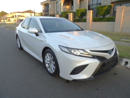 2018 Toyota Camry AXVH71R Ascent Sport Hybrid Frosted White Continuous Variable Sedan Sunnybank Hills Brisbane South West Preview