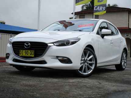 2016 Mazda 3 BN MY17 SP25 GT Pearl White 6 Speed Automatic Hatchback South Nowra Nowra-Bomaderry Preview