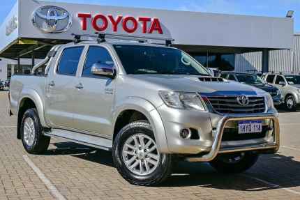2014 Toyota Hilux KUN26R MY14 SR5 Double Cab Sterling Silver 5 Speed Manual Utility Morley Bayswater Area Preview