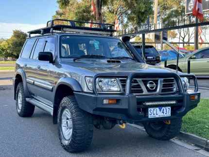 2003 Nissan Patrol GU III ST (4x4) Grey 5 Speed Manual Wagon West Footscray Maribyrnong Area Preview