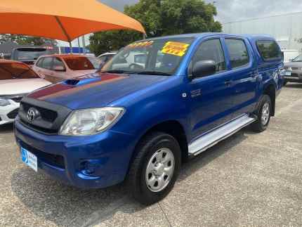 2009 Toyota Hilux KUN26R MY10 SR Blue 4 Speed Automatic Utility Morayfield Caboolture Area Preview