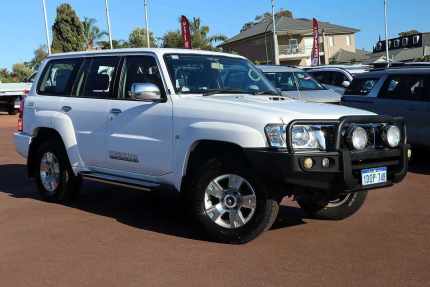 2011 Nissan Patrol GU 7 MY10 ST White 5 Speed Manual Wagon Myaree Melville Area Preview
