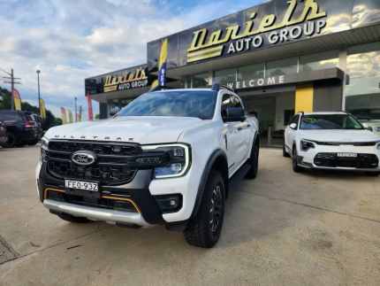 2023 Ford Ranger Wildtrak X Arctic White Sports Automatic Double Cab Pick Up Greenacre Bankstown Area Preview
