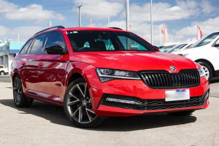 2021 Skoda Superb NP MY22 206TSI DSG SportLine Red 6 Speed Sports Automatic Dual Clutch Wagon Geelong Geelong City Preview