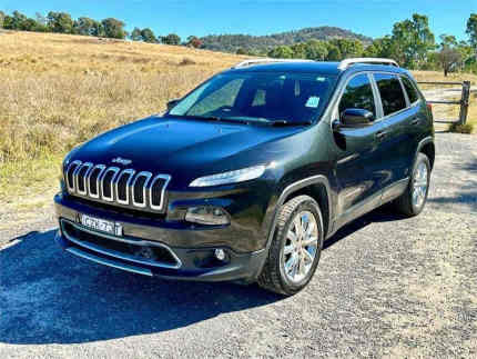 2015 Jeep Cherokee KL MY15 Limited (4x4) Black 9 Speed Automatic Wagon Fyshwick South Canberra Preview
