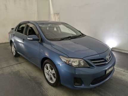 2010 Toyota Corolla ZRE152R Conquest Blue 4 Speed Automatic Sedan Maryville Newcastle Area Preview