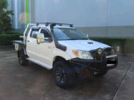 2008 Toyota Hilux KUN26R MY08 SR White 5 Speed Manual Cab Chassis Coopers Plains Brisbane South West Preview