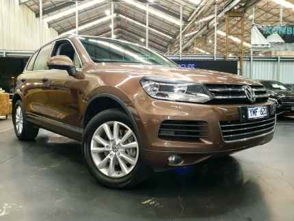 2011 Volkswagen Touareg 7P MY11 V6 TDI Tiptronic 4MOTION Brown 8 Speed Sports Automatic Wagon Port Melbourne Port Phillip Preview