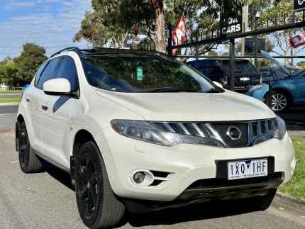 2010 Nissan Murano Z51 TI White Continuous Variable Wagon West Footscray Maribyrnong Area Preview