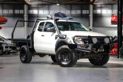 2015 Ford Ranger PX XL White 6 Speed Manual Cab Chassis Carlton Kogarah Area Preview