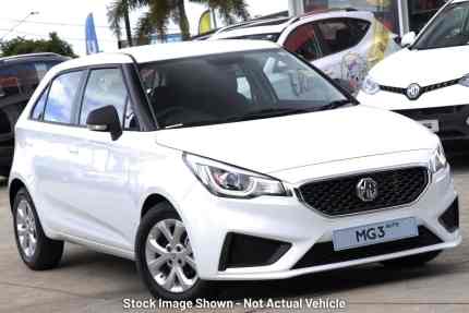2021 MG MG3 SZP1 MY21 Core White 4 Speed Automatic Hatchback Moonah Glenorchy Area Preview
